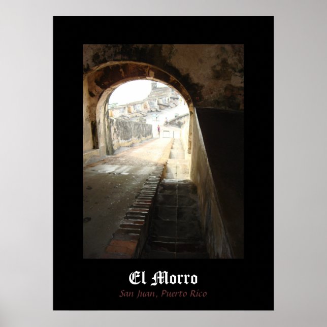 El Morro, San Juan, Porto Rico Poster (Frente)