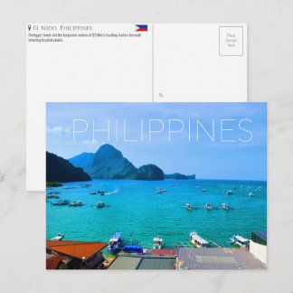 El Nido, Filipinas Cartão Postal de Viagem