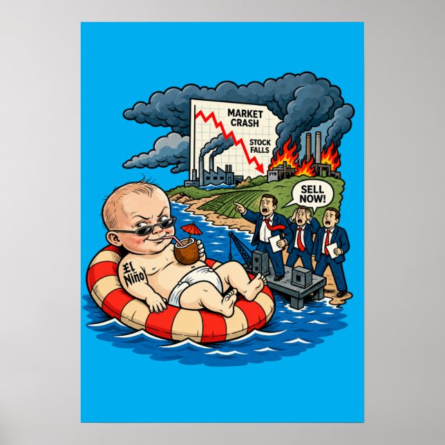 El Nino Natural Disaster Poster (Frente)