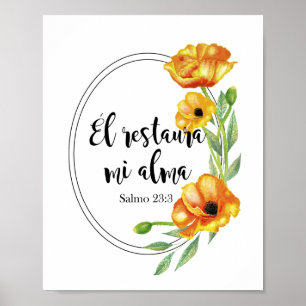 El restaura mi alma Póster
