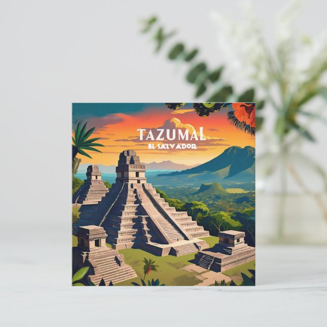 El Salvador | Viagem Vintage Retro Personalizado (Em pé/Frente)