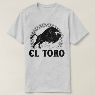 EL Toro o t-shirt espanhol do mexicano da cultura