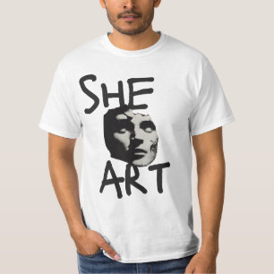 Ela Art Bold Typografia T-Shirt