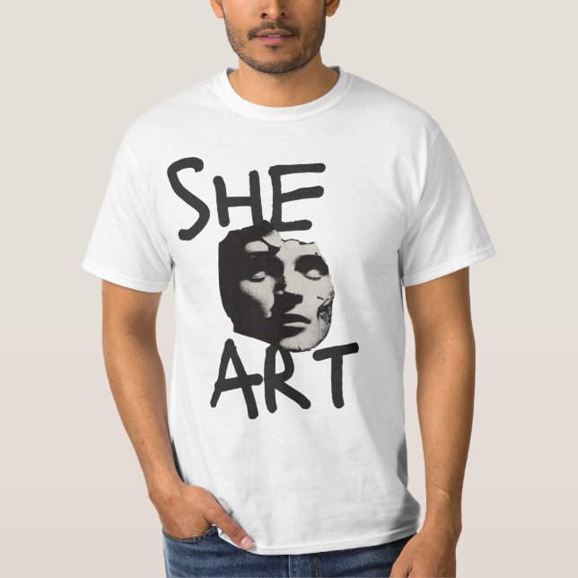 Ela Art Bold Typografia T-Shirt (Frente)