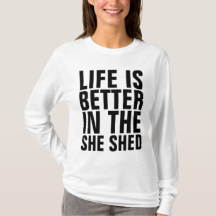 ELA DEIXOU Mulheres T-Shirts