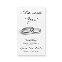 Ela disse "Sim" Imã salve a data barata