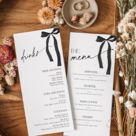 Ela é casando Chá de panela no menu Arco preto