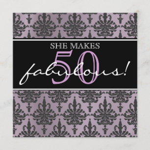 Ela é fabulosa! Convite de aniversário