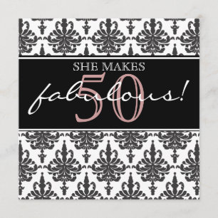 Ela é fabulosa! Convite de aniversário