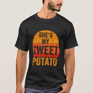 Ela É Minha Camisa De Batata Doce Engraçada Dia De