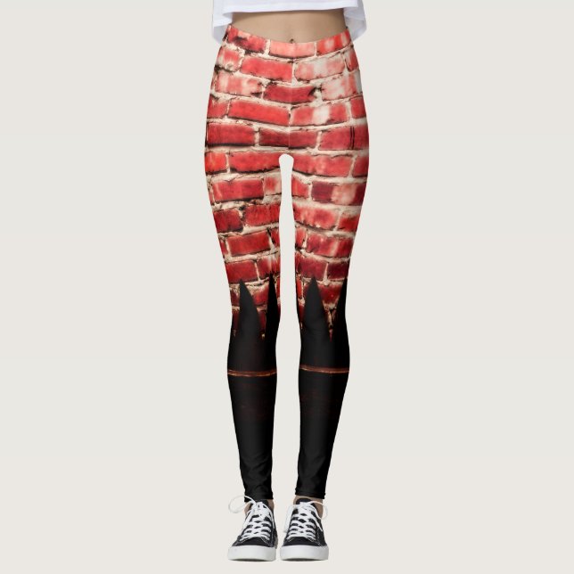 Ela é um Brick House Leggings (Frente)