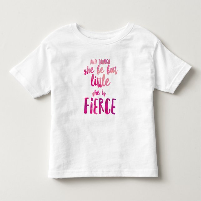 Ela é uma T-Shirt Fierce Toddler Fine Jersey (Frente)