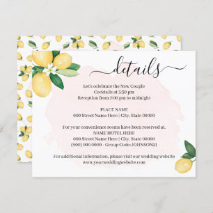 Ela Encontrou O Cartão De Inserção Dos Limões De A