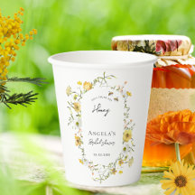 Ela Encontrou Seu Chuveiro Nupcial Floral Amarelo 