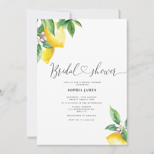 Ela Encontrou Seu Convite De Chá de panela De Aper (Frente)