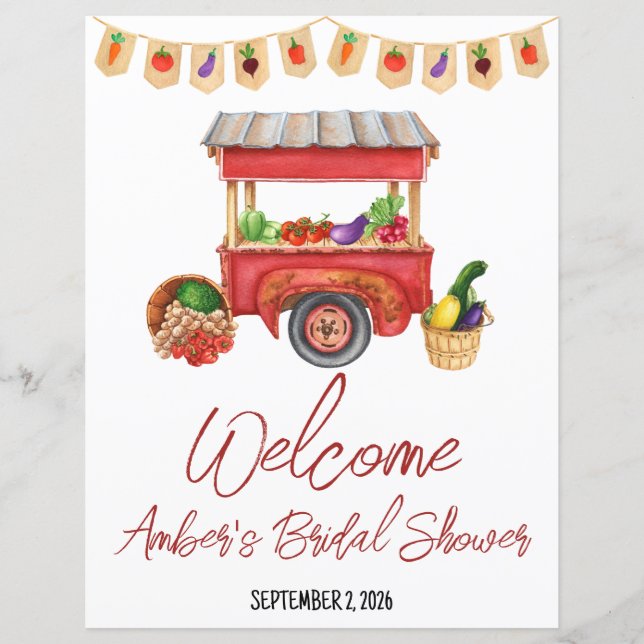 Ela está fora do Mercado Chá de panela Bem-vindo (Frente)