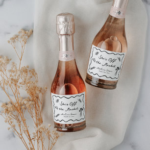 Ela está fora do mercado e desenha a mão branca