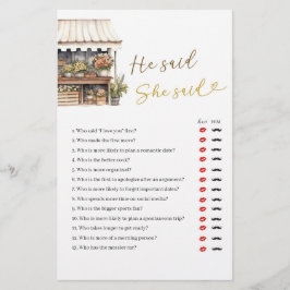 Ela está fora do mercado, ele disse que disse o jo