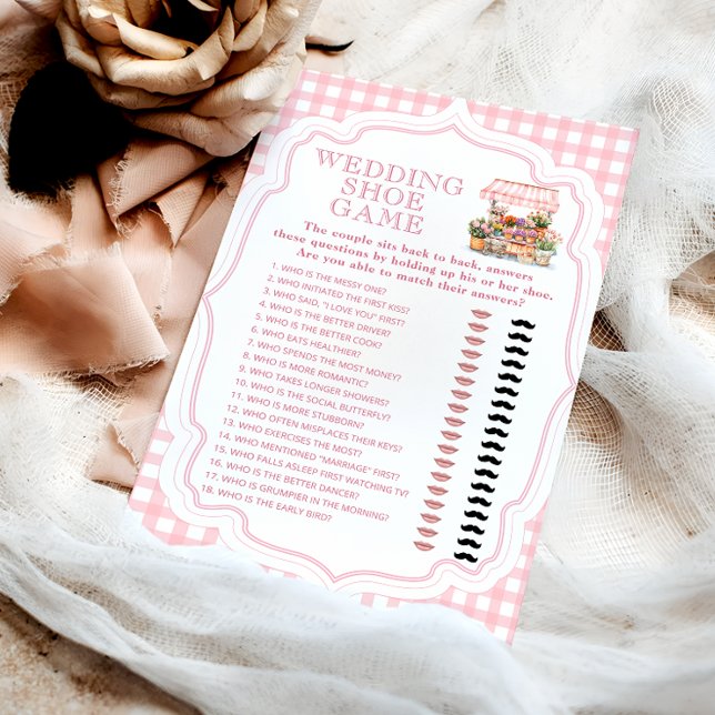 Ela está nova no cartão de Calçado de casamento (Criador carregado)