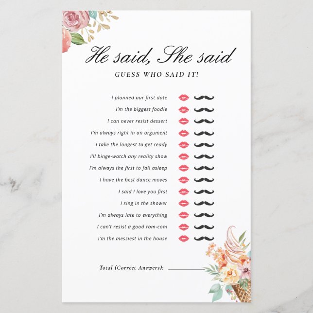 Ela foi enganada, disse que disse que ela disse o  (Frente)