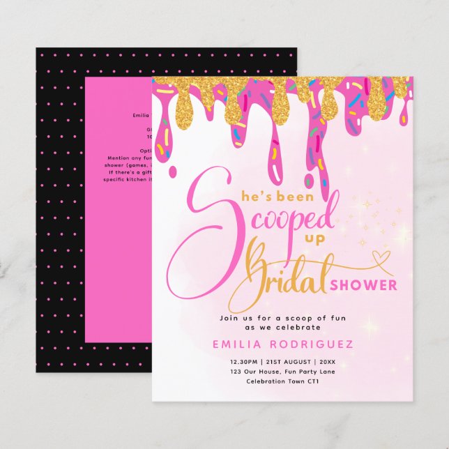 Ela foi esfregada no Chá de panela Icecream (Frente/Verso)