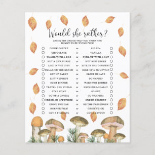 Ela iria Preferencialmente - Cair cogumelos Jogo C