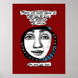 Ela Não Era Aquela Arte Poster Wall