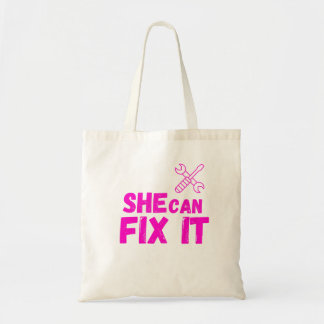 Ela Pode Consertar | Design de Bolsa Tote Feminist