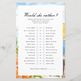 Ela Preferencialmente Aperol Spritz Jogo Chá de pa