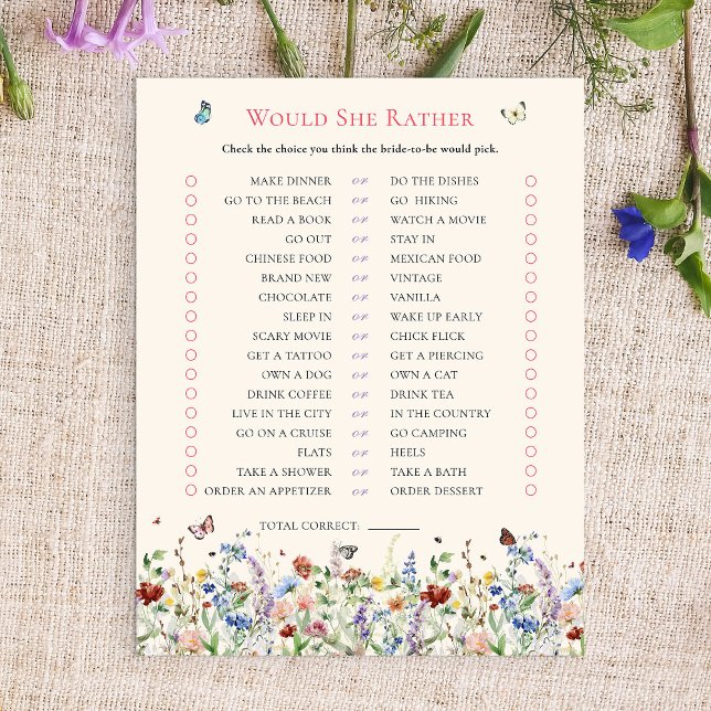 Ela Preferencialmente? | Chá de panela de flores s (Criador carregado)