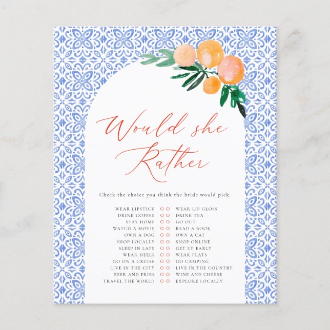 Ela Preferencialmente O Jogo Do Chá de panela Da O (Frente)