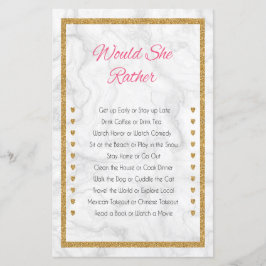 Ela Preferencialmente O Jogo Do Chá de panela Dour