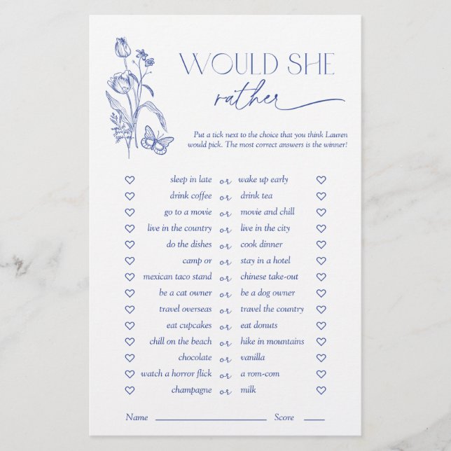 Ela Quer Preferencialmente De Algo Chá de panela A (Frente)