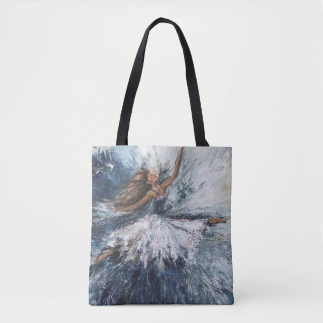 "Ela Salta" Arte Tote Bag (Frente)