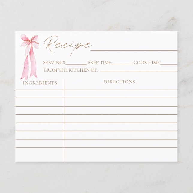 Ela tem cartões de receita de Chá de panela de cas (Frente)