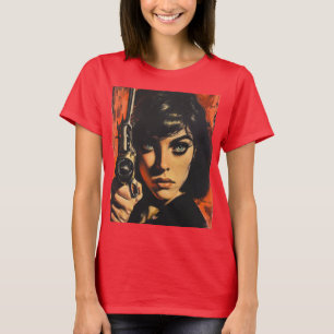 Ela tem os olhos de um revólver T-shirt