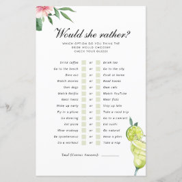 Ela Vai Preferencialmente Margarita Do Jogo De Bri