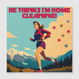 Ele acha que estou em casa limpando Sassy Runner