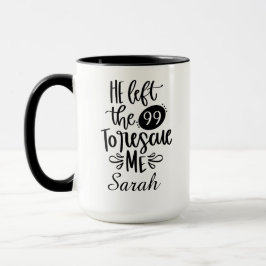 Ele Deixou os 99 para Me Resgatar Caneca