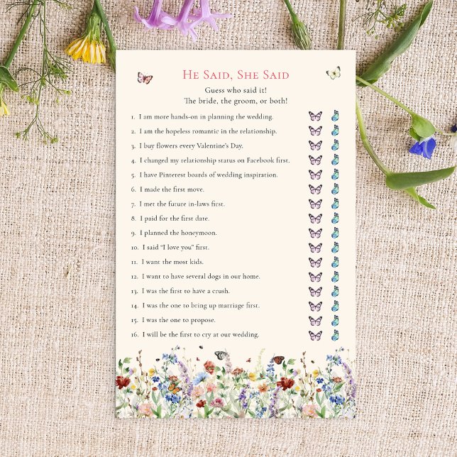 Ele Disse, Ela Disse | Flores selvagens boêmicas (Criador carregado)