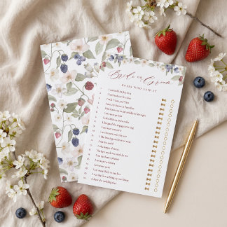 Ele Disse Ela Disse Jogo de Chá de Noiva Berry Swe