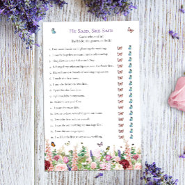 Ele Disse, Ela Disse Jogo De Chá de panela De Borb