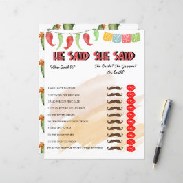 Ele Disse Que Disse | Jogo Chá de panela