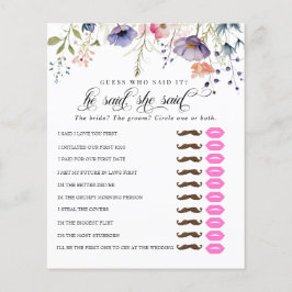 Ele Disse Que Disse | Jogo Chá de panela