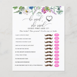 Ele Disse Que Disse | Jogo Chá de panela