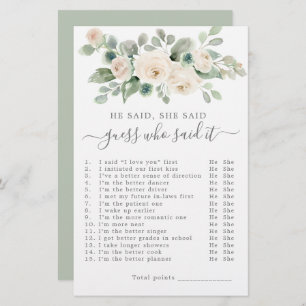 Ele Disse Que Disse Jogo De Chá de panela