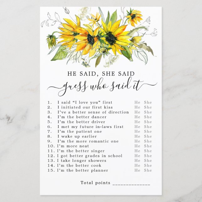 Ele Disse Que Disse Jogo De Chá de panela (Frente)