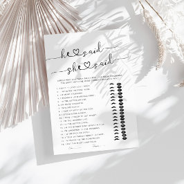 Ele Disse Que Disse Jogo De Chá de panela