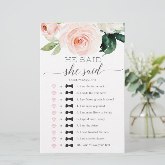 Ele Disse Que Disse Jogo De Chá de panela (Em pé/Frente)