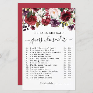 Ele Disse Que Disse Jogo De Chá de panela